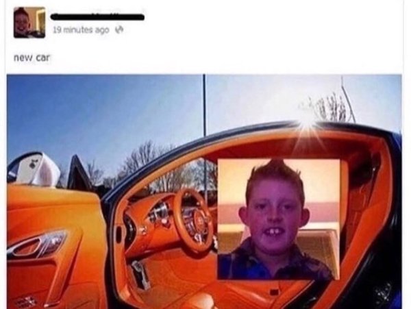 kids photoshop fail - 19 minutes ago new car