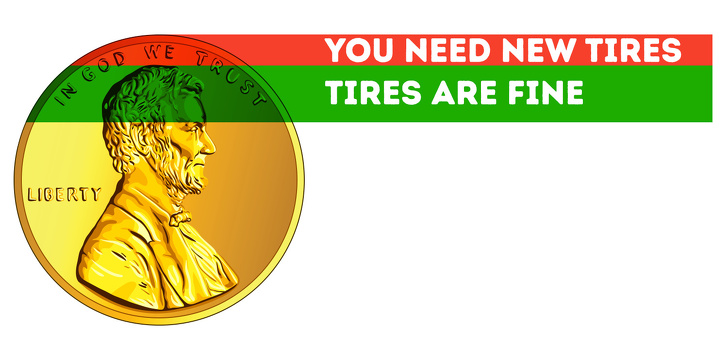 produce - Trust You Need New Tires Tires Are Fine In God Liberty