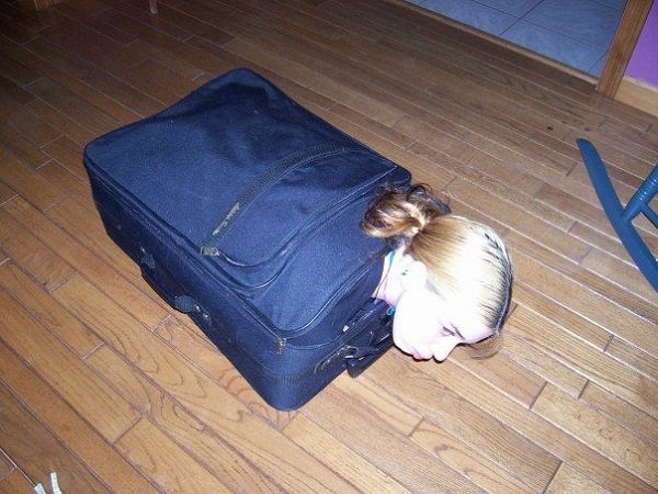 “In high school, I mostly fit in a suitcase.”