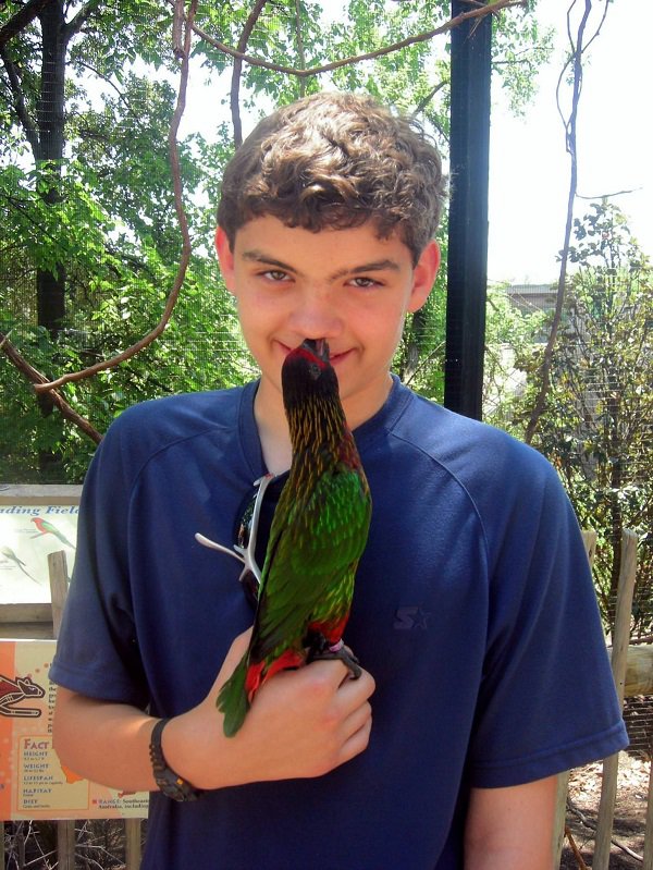 “On my 13th birthday i had my nose picked by a bird at a zoo. i didn’t want it to but it was persistent.”