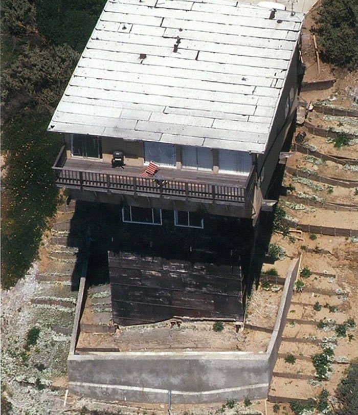 This was a very interesting hillside home that was sliding down the hill. They needed an engineered wall to keep the house from cracking down the slope.