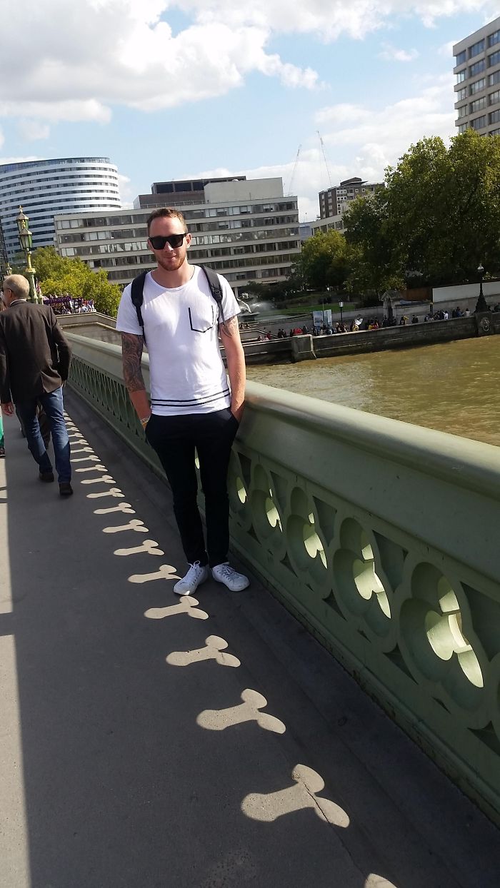 At The Time My Girlfriend Didn't Know Why I Wanted My Photo Taken On This Side Of The Bridge