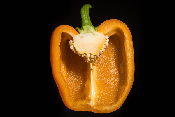 Seeds from a bellpepper