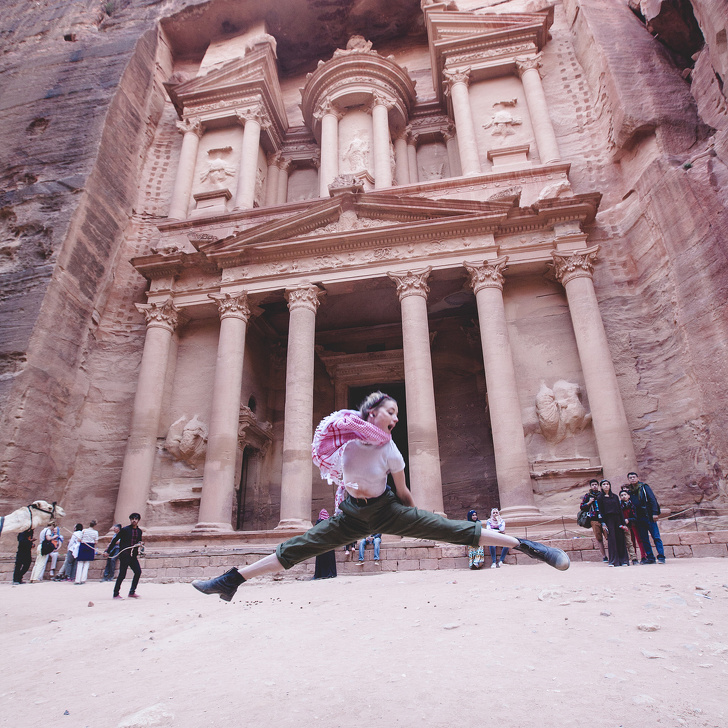 Do you recognize her? This is Amber Heard in Petra.