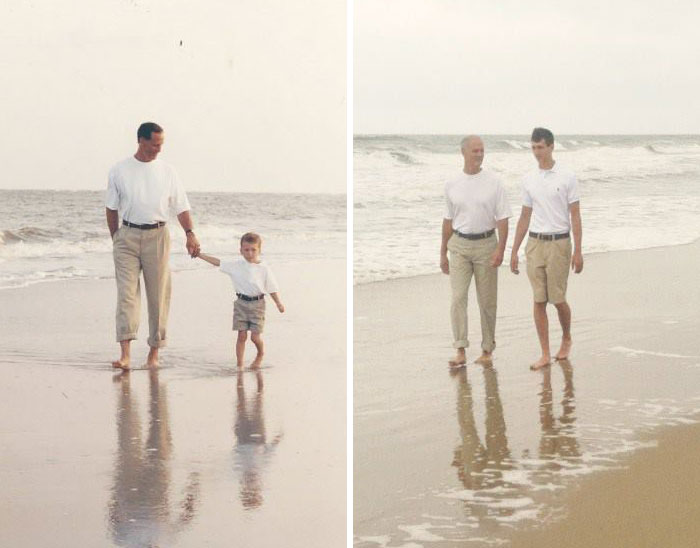 30 Times People Perfectly Recreated Old Photos