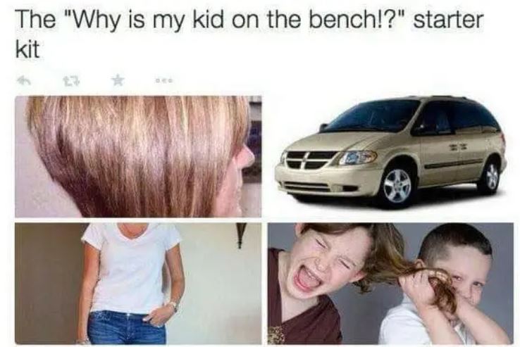 why is my kid on the bench starter pack