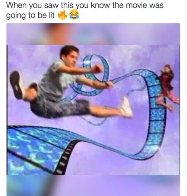 today's kids will never know - When you saw this you know the movie was going to be lit
