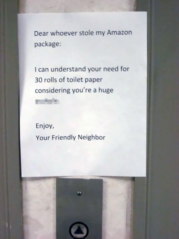 30 neighbors who have issues to work out