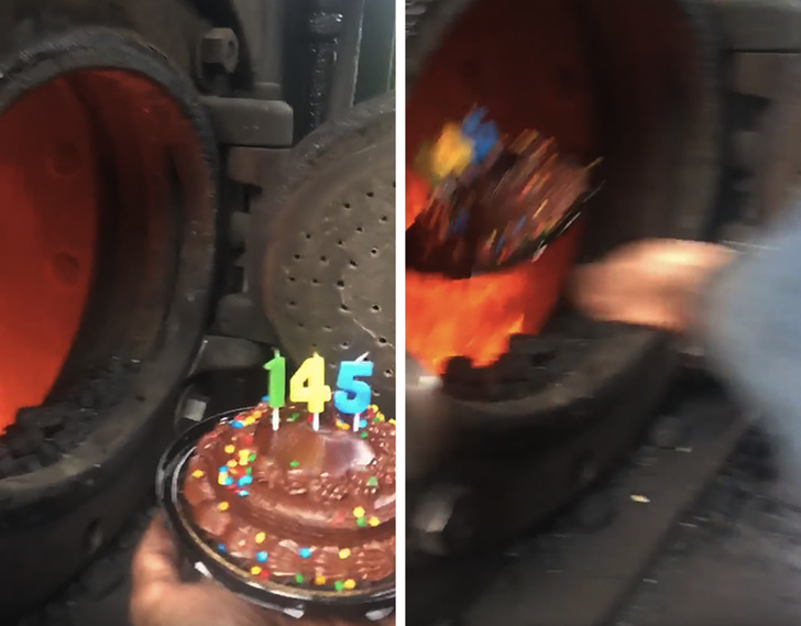 “We just celebrated one of our steam locomotives turning 145 years old by chucking a chocolate cake into her firebox.”