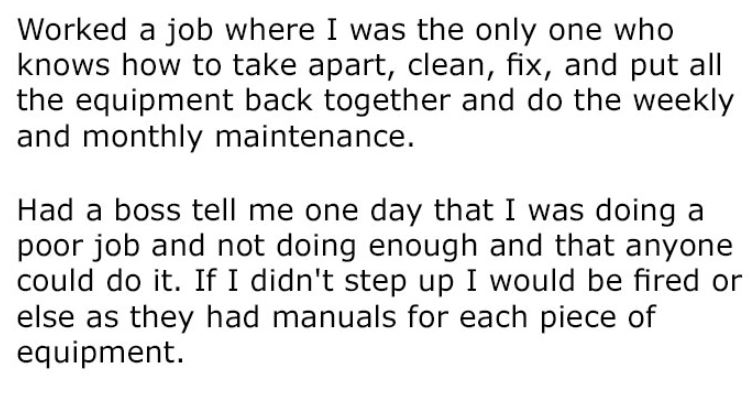 This response from a maintenance worker got a lot of attention
