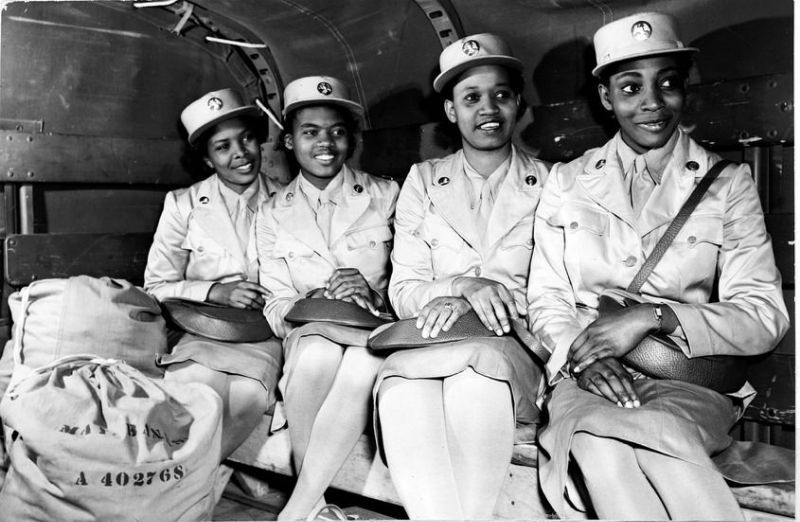 African American women at work during World War II.