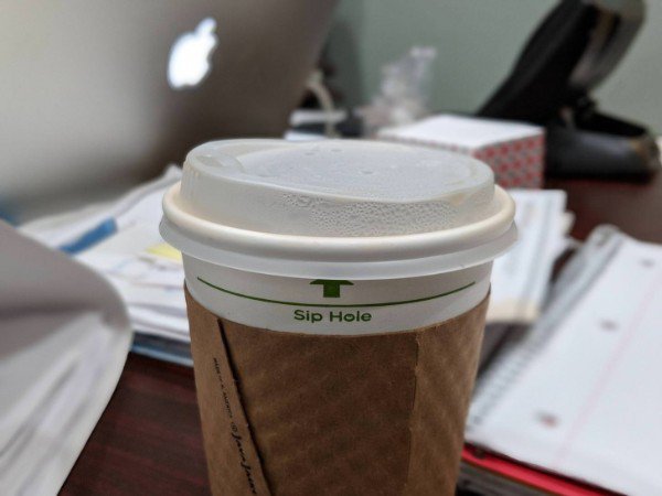 coffee cup - Sip Hole