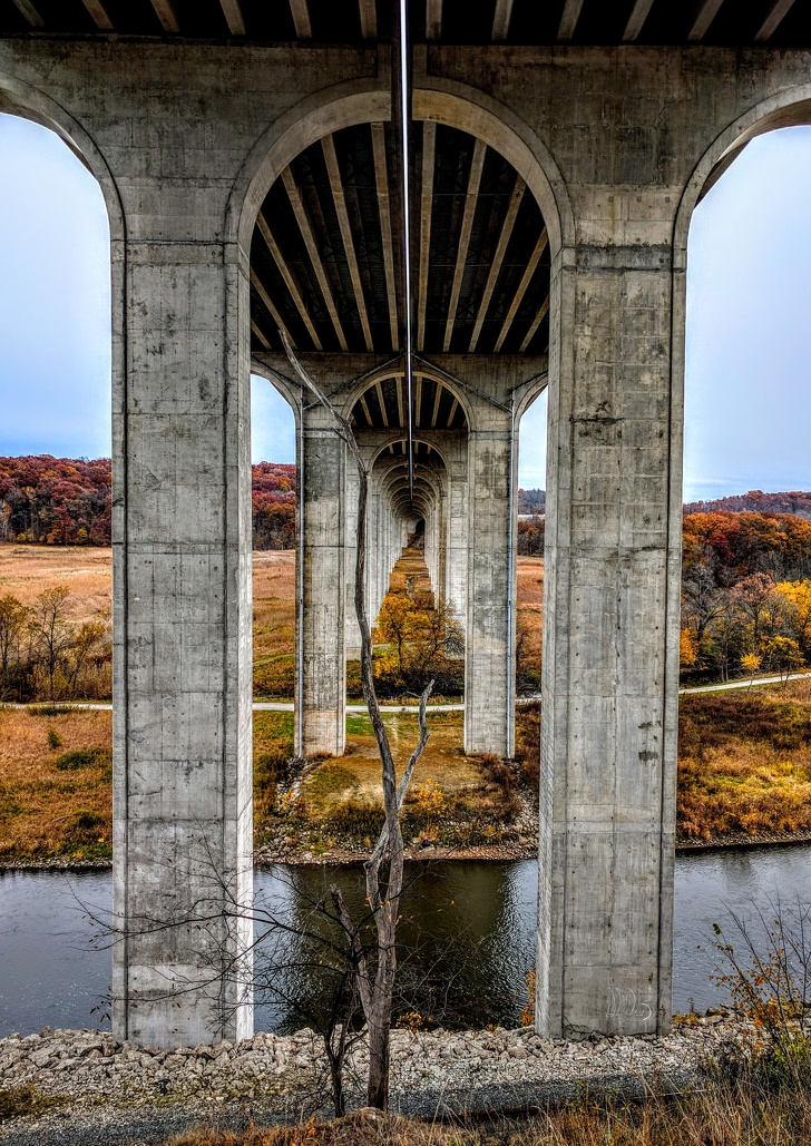 The I-80 bridge in Cuyahoga Valley National Park