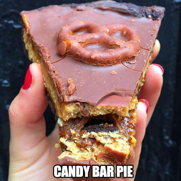 caramel - Candy Bar Pie