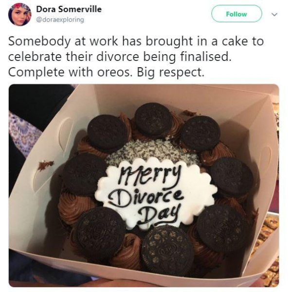 18 Happy People Celebrating Divorces