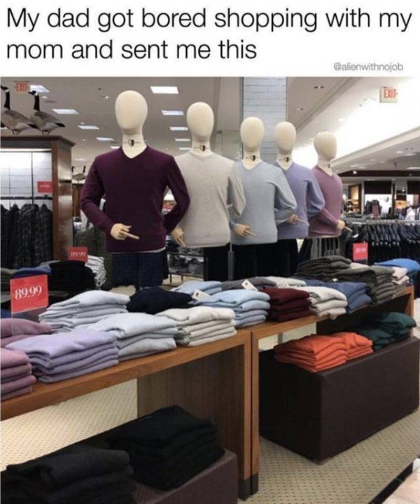 meme of My dad got bored shopping with my mom and sent me this 89.99