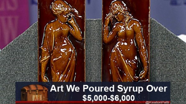 carving - Art We Poured Syrup Over $5,000$6,000 KeatonPatti