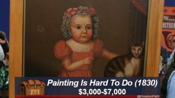 folk art child portrait - Painting Is Hard To Do 1830 $3,000$7,000 KeatonPatti
