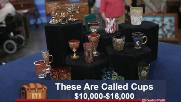 fake antique roadshow - These Are Called Cups $10,000$16,000 KeatonPatti