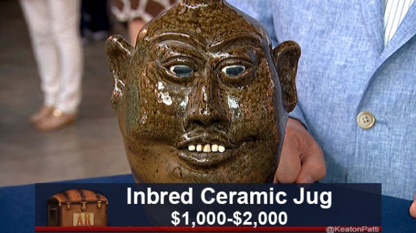 head - Inbred Ceramic Jug $1,000$2,000 KeatonPatti