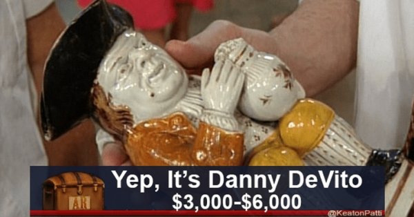 food - Yep, It's Danny DeVito $3,000$6,000 Tart KeatonPatti