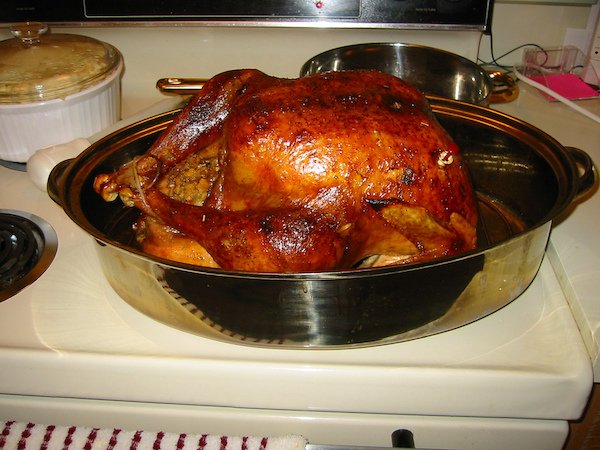 About 46 million turkeys are cooked for Thanksgiving each year.