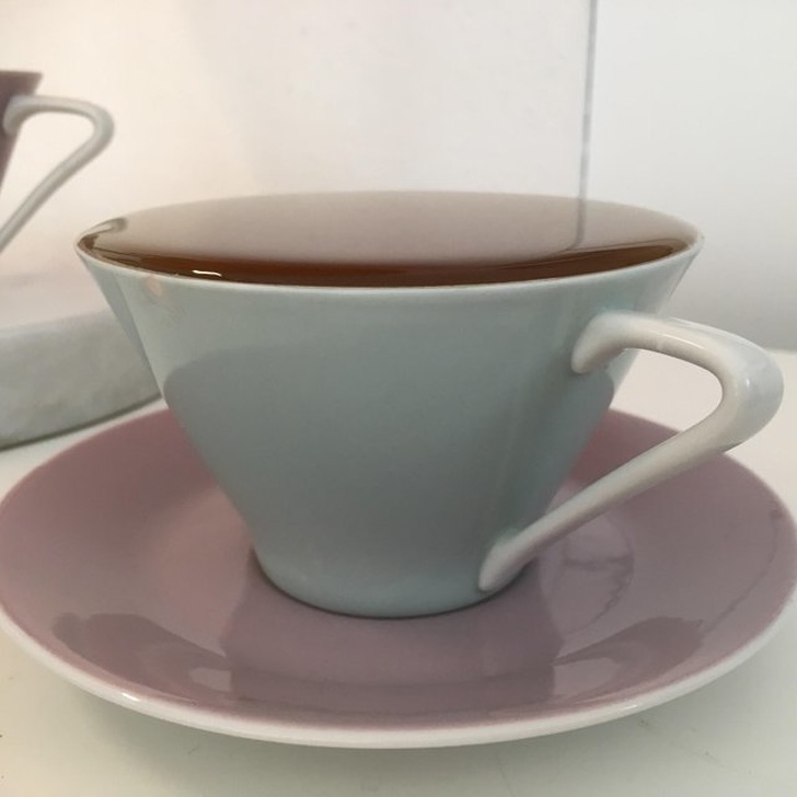 “The way my tea didn't flow over...”