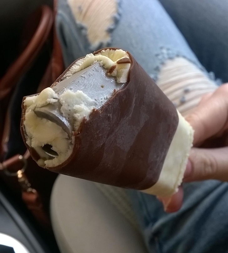 “There was a coupling nut in my girlfriend’s ice cream.”