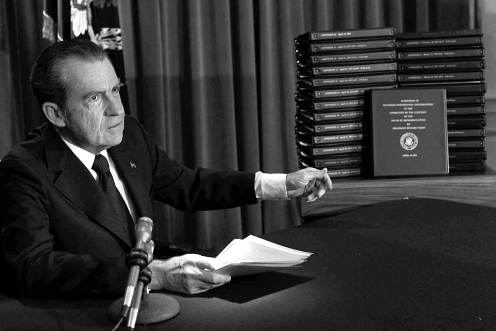 Nixon’s Missing 18 and Half Minutes. There’s so much we still don’t know about the Watergate scandal that rocked the presidency of Richard Nixon, which forced his resignation on August 8th, 1974. The biggest mystery might be those missing eighteen and a half minutes from Nixon’s tapes, the secret recordings he made of every conversation that took place in his Oval Office. Nobody knows for sure what was on the tapes