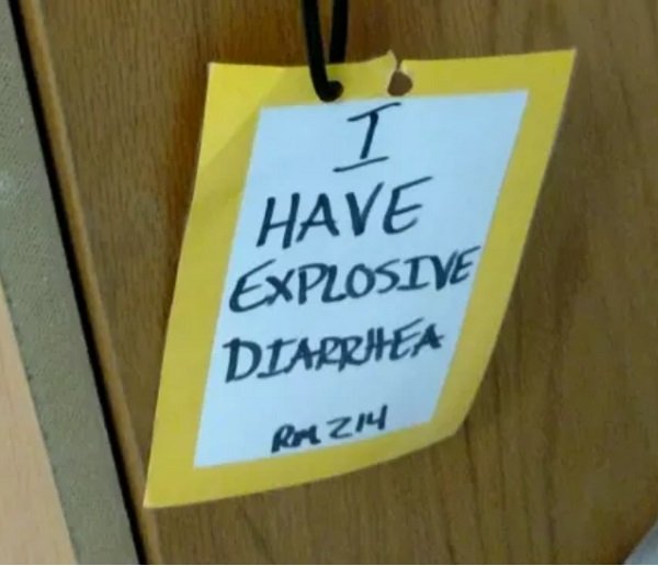 funny bathroom pass - Have Explosive Diarrhea Rm Zh