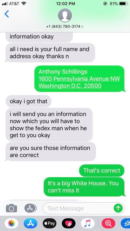 Guy turns the table on this fedex scammer