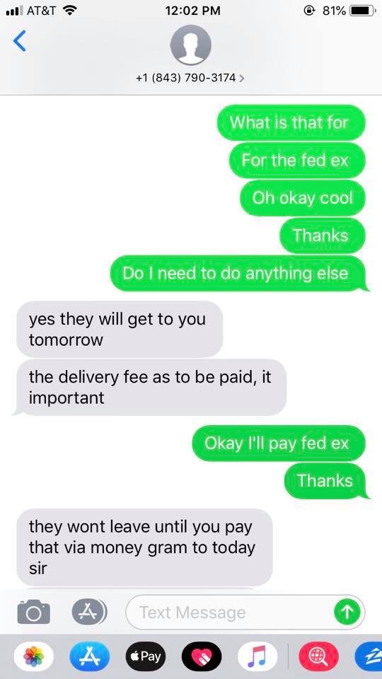 Guy turns the table on this fedex scammer