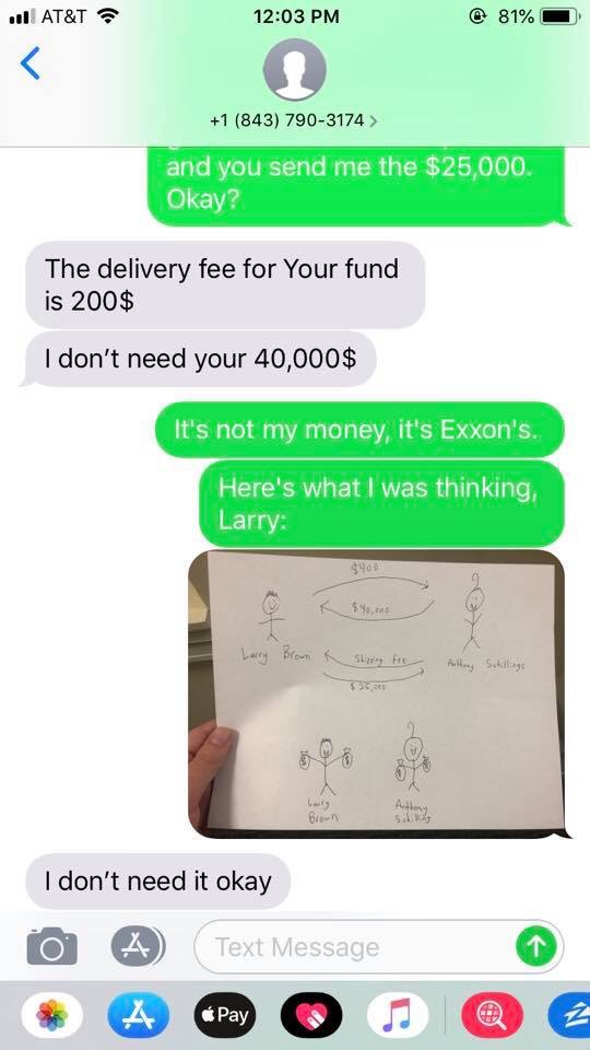 Guy turns the table on this fedex scammer