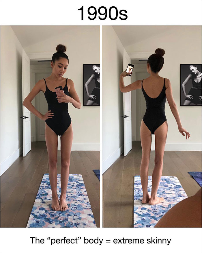 Fitness Model Demonstrates What a Perfect Body Looked like Throughout History