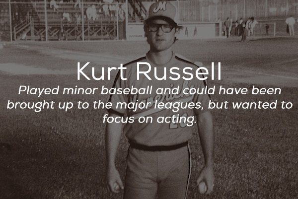 photograph - Kurt Russell Played minor baseball and could have been brought up to the major leagues, but wanted to focus on acting.