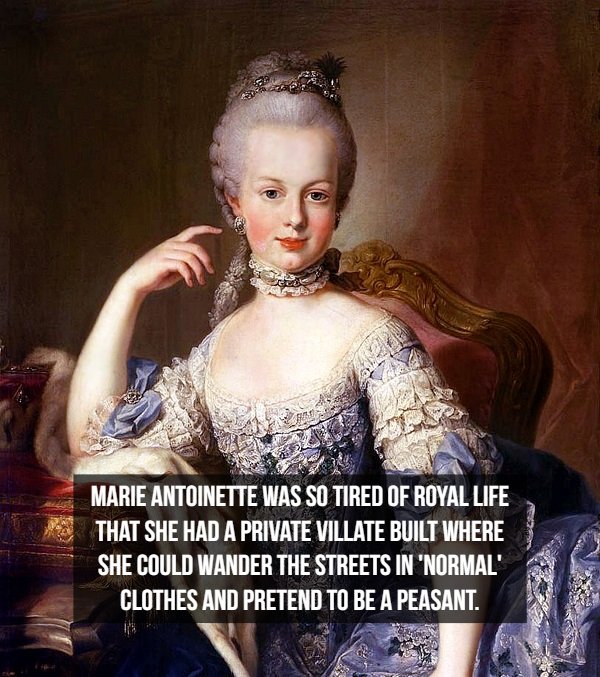 marie antoinette art - Marie Antoinette Was So Tired Of Royal Life That She Had A Private Villate Built Where She Could Wander The Streets In 'Normal Clothes And Pretend To Be A Peasant.