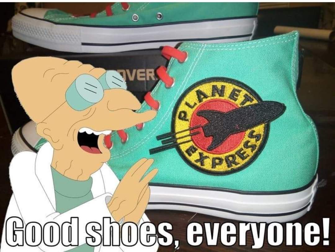 cartoon - Ver Gane Good shoes, everyone!