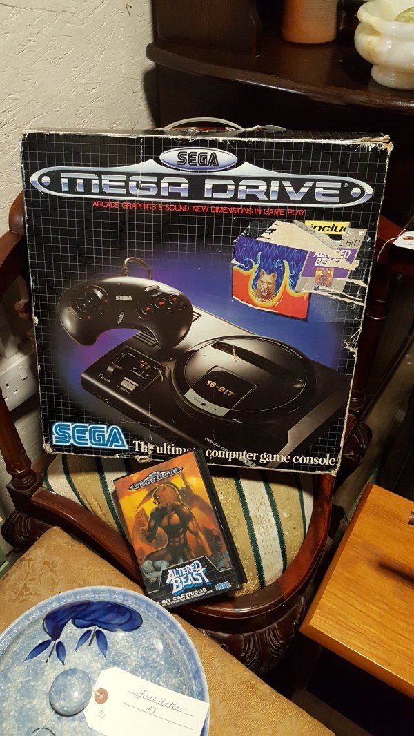 electronics - Sega Lottega Drive Arcade Graphics & Sound. New Dimensions In Game Play inclus Ht 16Bit Thultimo computer game console computer game console mai Altered Beas But Cartridge