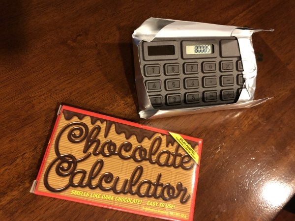 office equipment - Oooooo Chocolate Calculator Smells Dark Chocolate! Easy To Use!