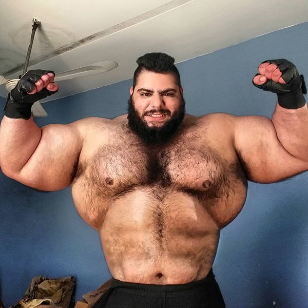 The man who might be standing on the other side of the cage for Ford’s debut match… none other than Sajad Gharibi. Better known to his 400,000+ Instagram followers as the ‘Iranian Hulk’, you might recognize him from his role in your nightmares.