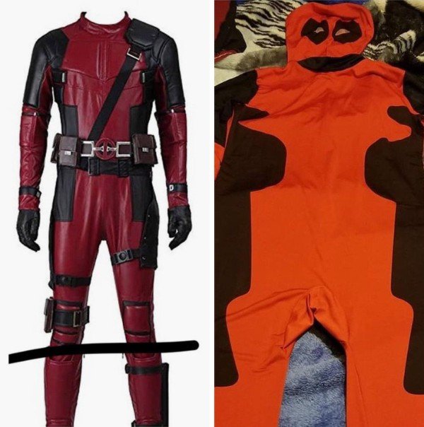 “My friend bought a Deadpool costume online. I’ve been laughing all day.”