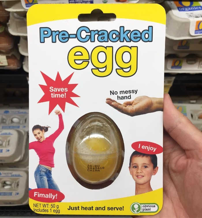 pre cracked egg - PreCracked egg Saves time! No messy hand I enjoy 9248418 China Fimally! Just heat and serve! obvious plant Includes 1 egg