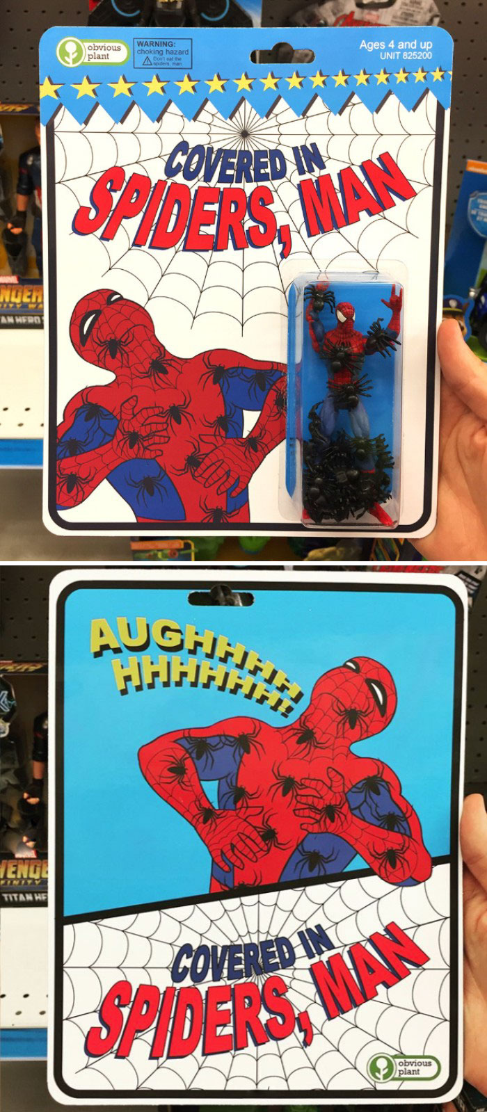 obvious plant toys - obvious plant Warning choking hazard wider man Ages 4 and up Unit 825200 Aotea tt ttt Covered In The Man Nden An Werd Aughe Hhhheeee Engl Titan We obvious plant