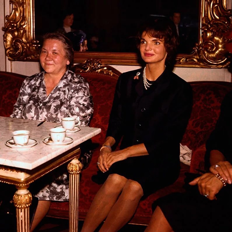 Nina Khrushcheva and Jacqueline Kennedy