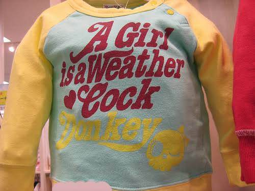 engrish t shirts - A Girl isa Weather Cock