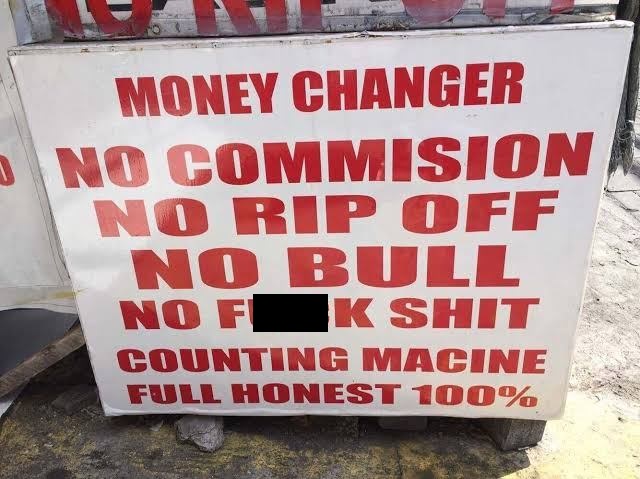 no bull no fuck shit - Money Changer | No Commision No Rip Off No Bull No Fukshit Counting Macine Full Honest 100%