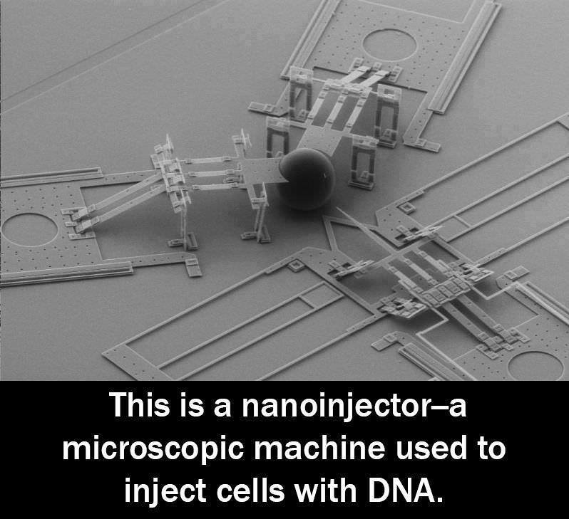 memes - nano injector - This is a nanoinjectora microscopic machine used to inject cells with Dna.