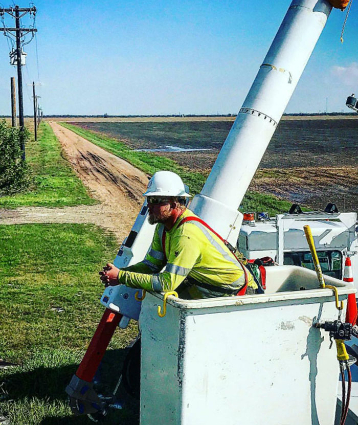 A Guy From My Hometown Was Doing Electrical Work In Areas Effected By Harvey In Texas. He Posted This One Day Before Dying From Electrocution