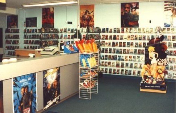 video rental stores in the 90s