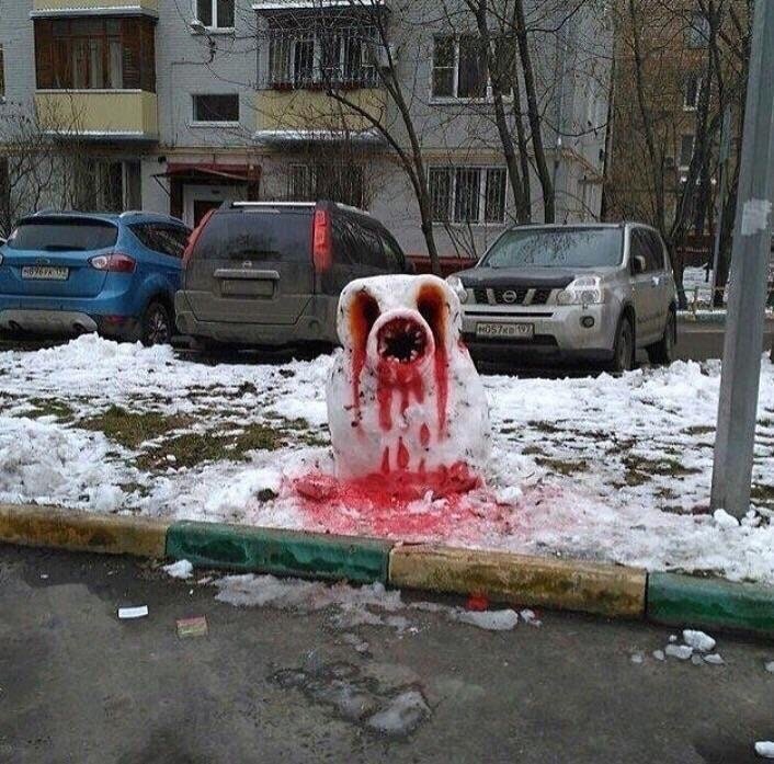 memes - russian snowman